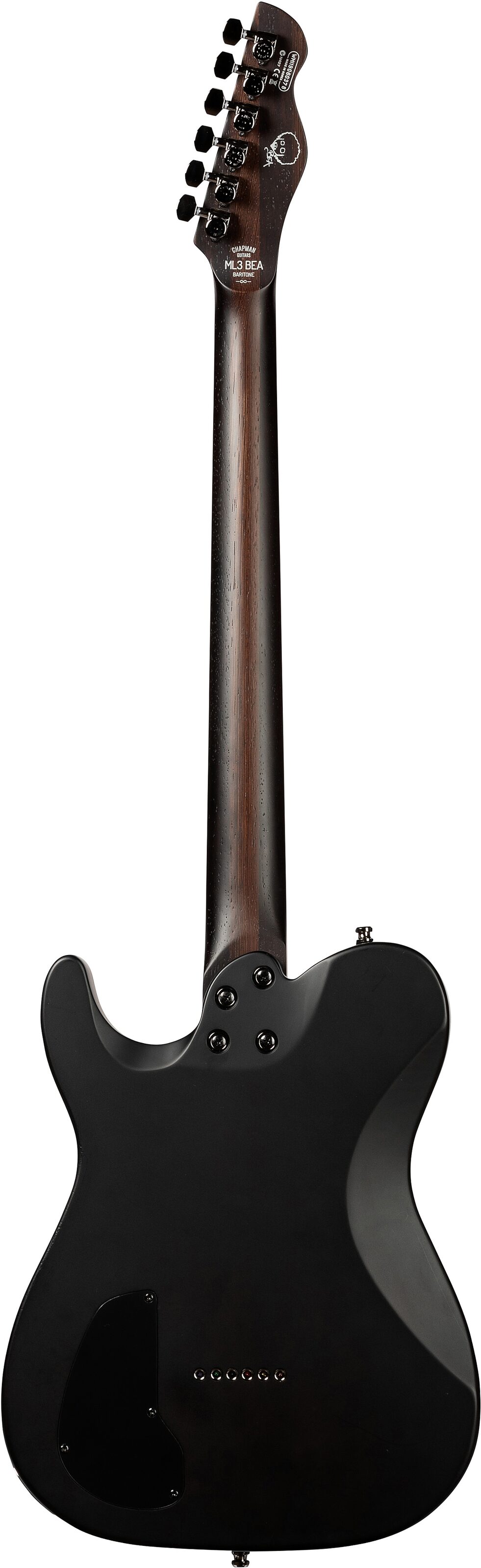 Chapman ML3 Rabea Massaad Baritone Electric Guitar (with Case), Action Position Back