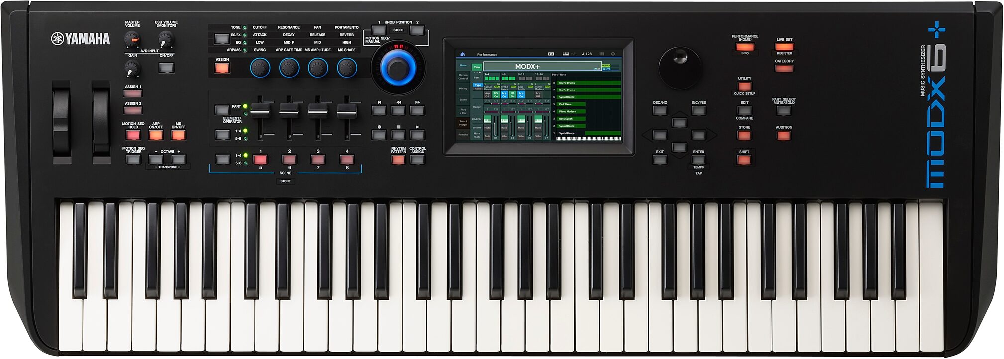 waarom Kano tarwe Yamaha MODX6 Plus Keyboard Synthesizer, 61-Key | zZounds