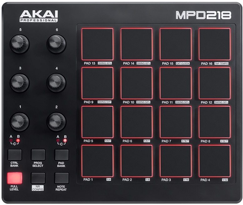 Akai MPD218 Drum Pad Controller