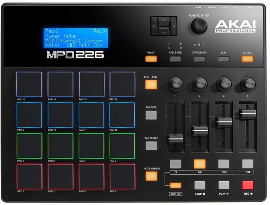 Akai MPD226 Drum Pad Controller | zZounds