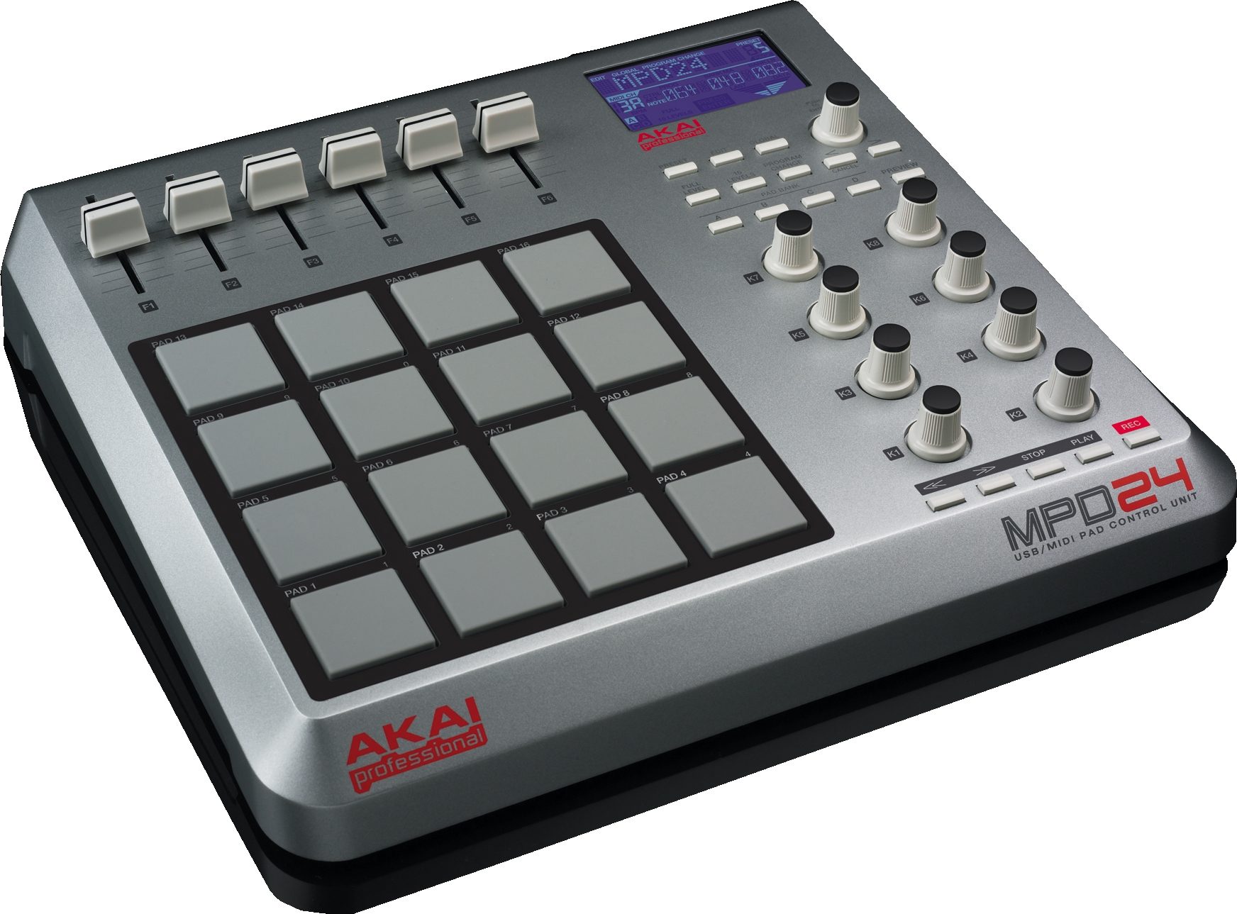 akai mpd24 midi controller