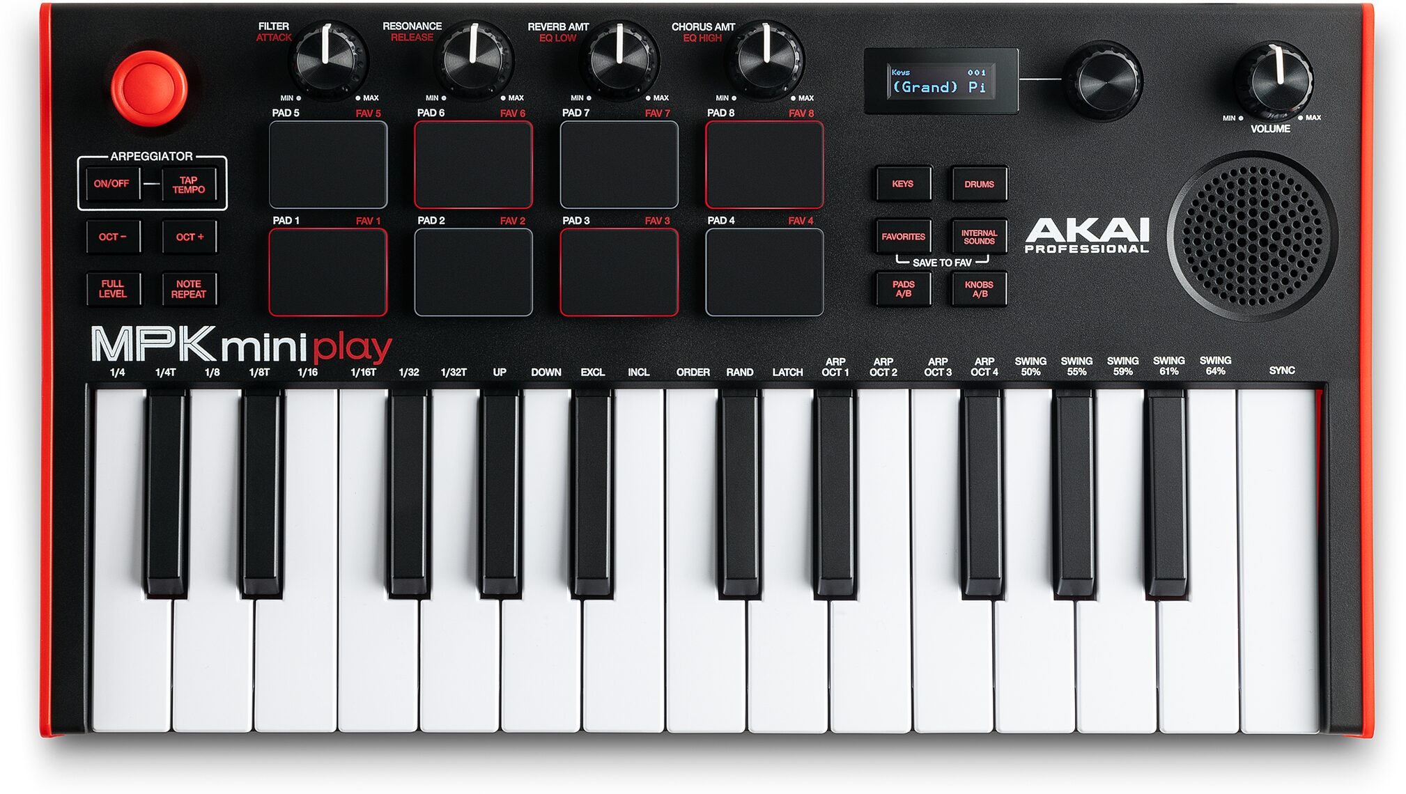 Akai MPK Mini Play MK3 MIDI Controller and Synthesizer Keyboard