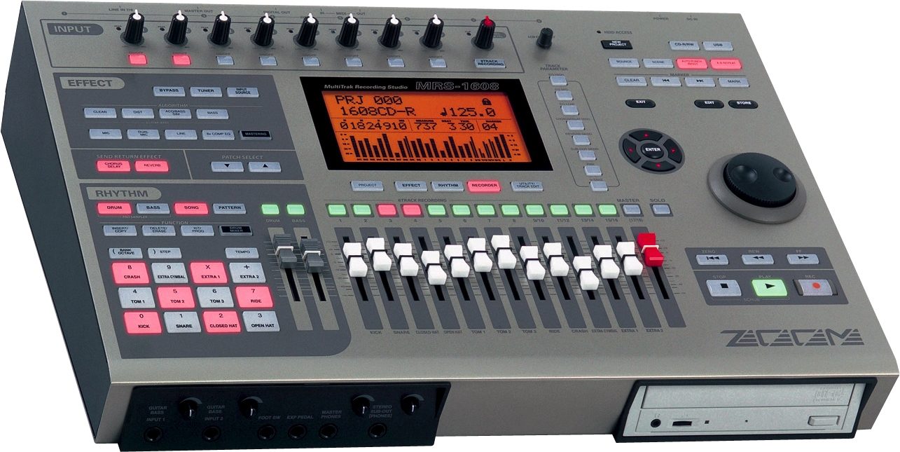 Zoom MRS1608 16-Track Digital Recording Studio