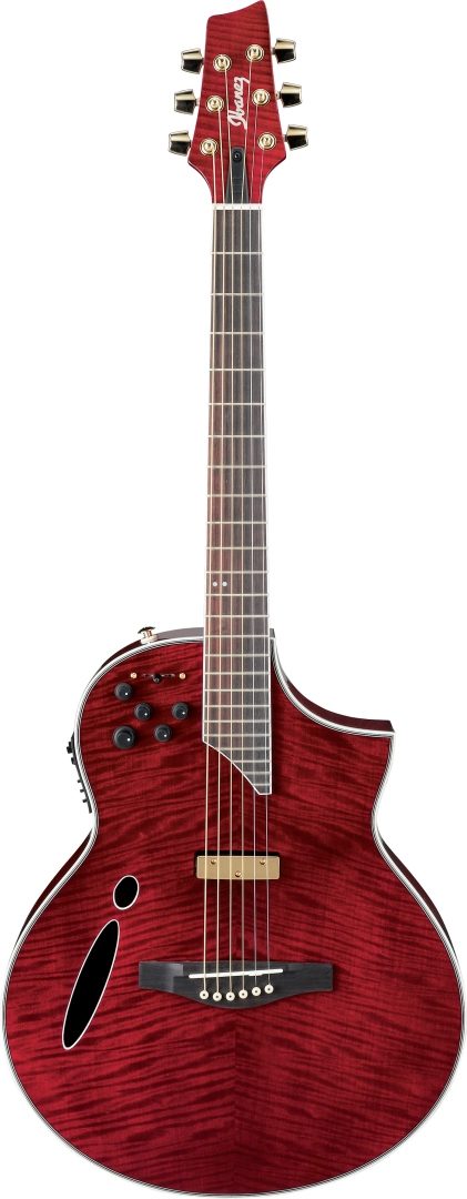 Ibanez MSC550 Montage Acoustic-Electric Guitar, Transparent Red