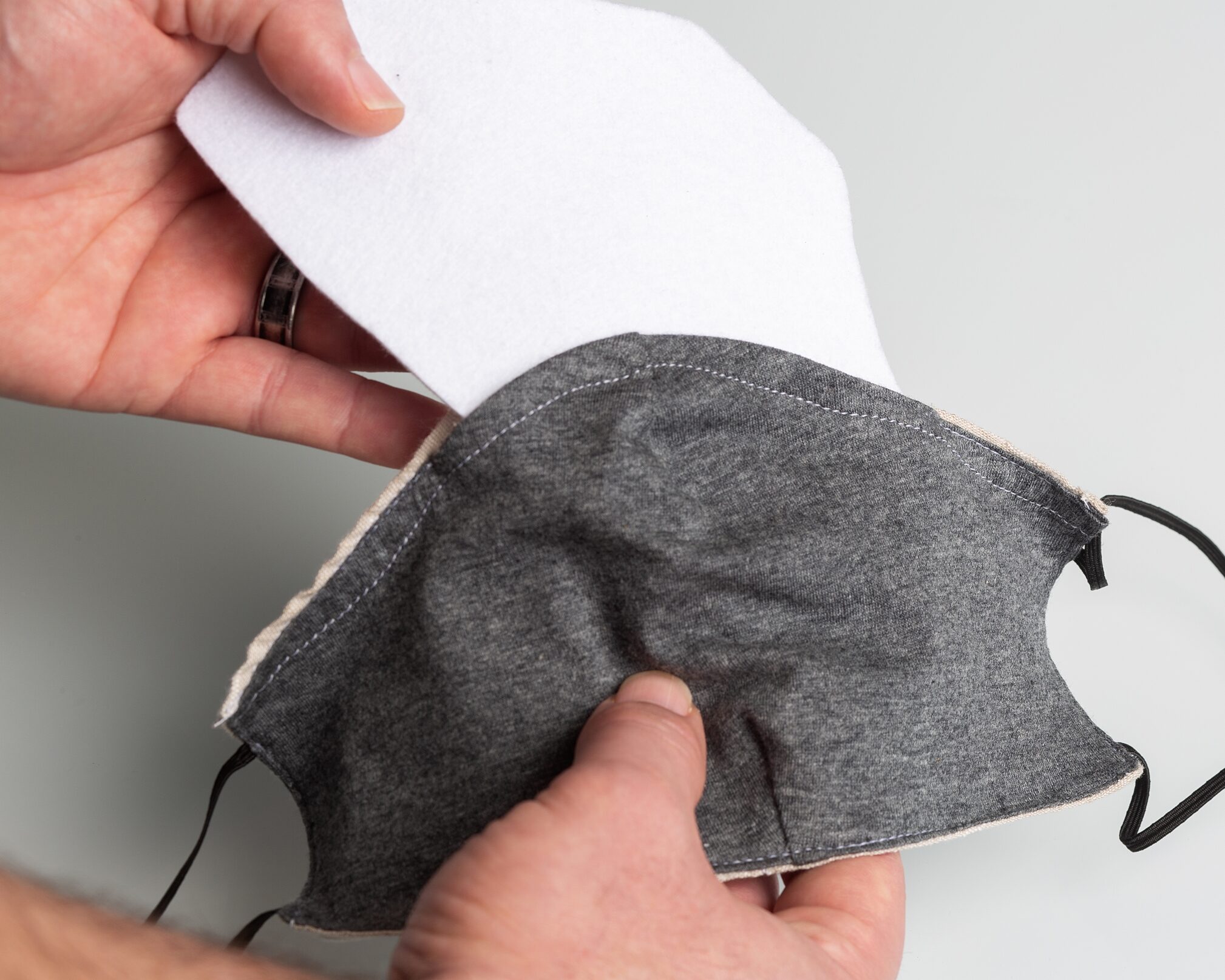 Levy's Reusable Face Mask with Pocket for Replaceable Filter, Insert