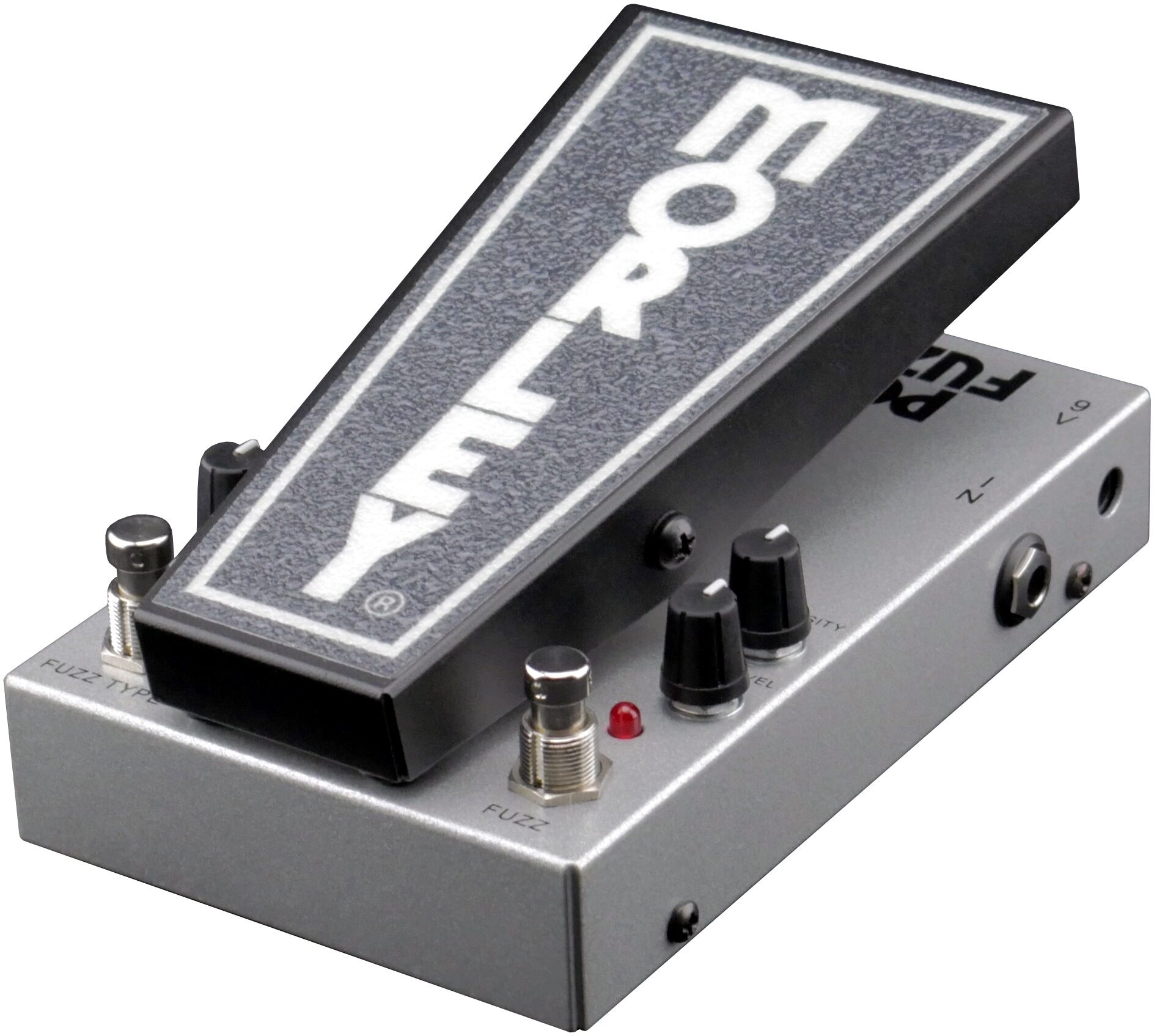 Morley 2020 Power Fuzz Wah Wah Pedal, Angled Back