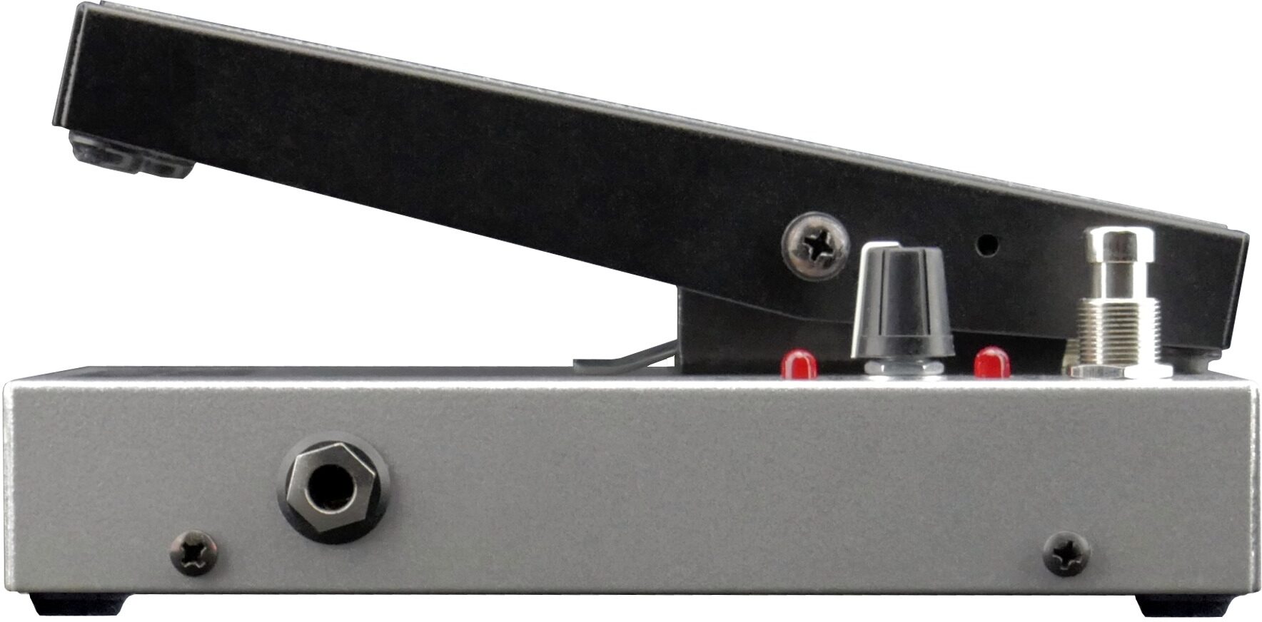 Morley 2020 Power Fuzz Wah Wah Pedal, Angled Side