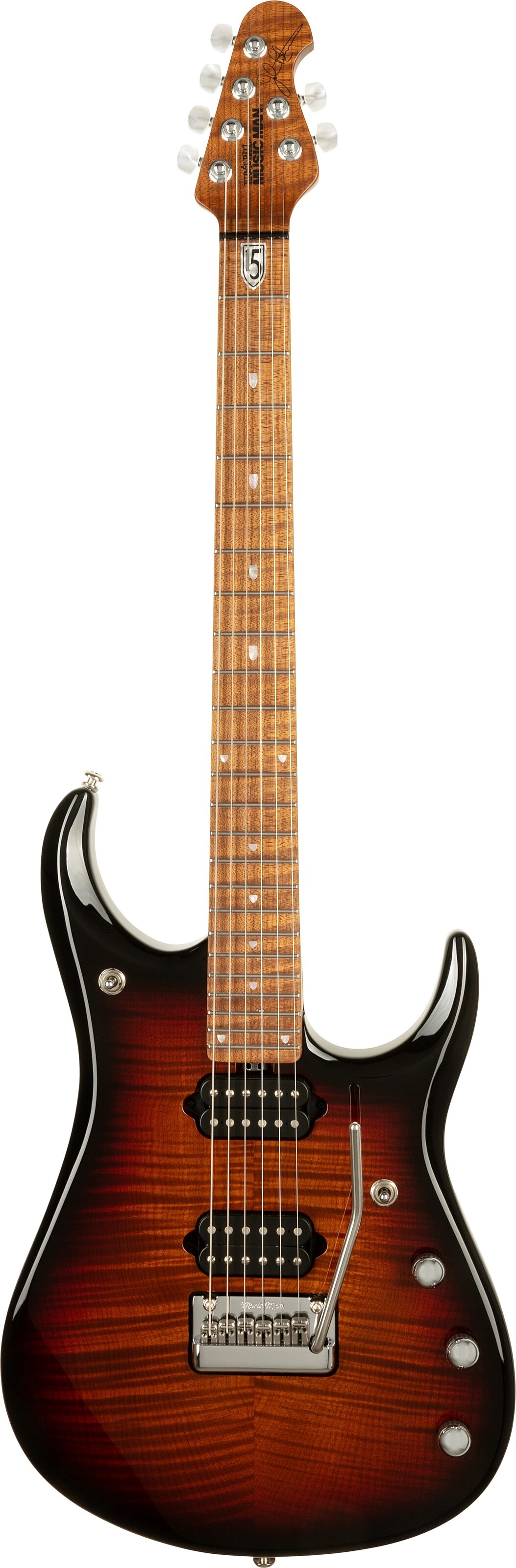 Ernie Ball Music Man John Petrucci JP15 Electric Guitar (with Case), Action Position Back