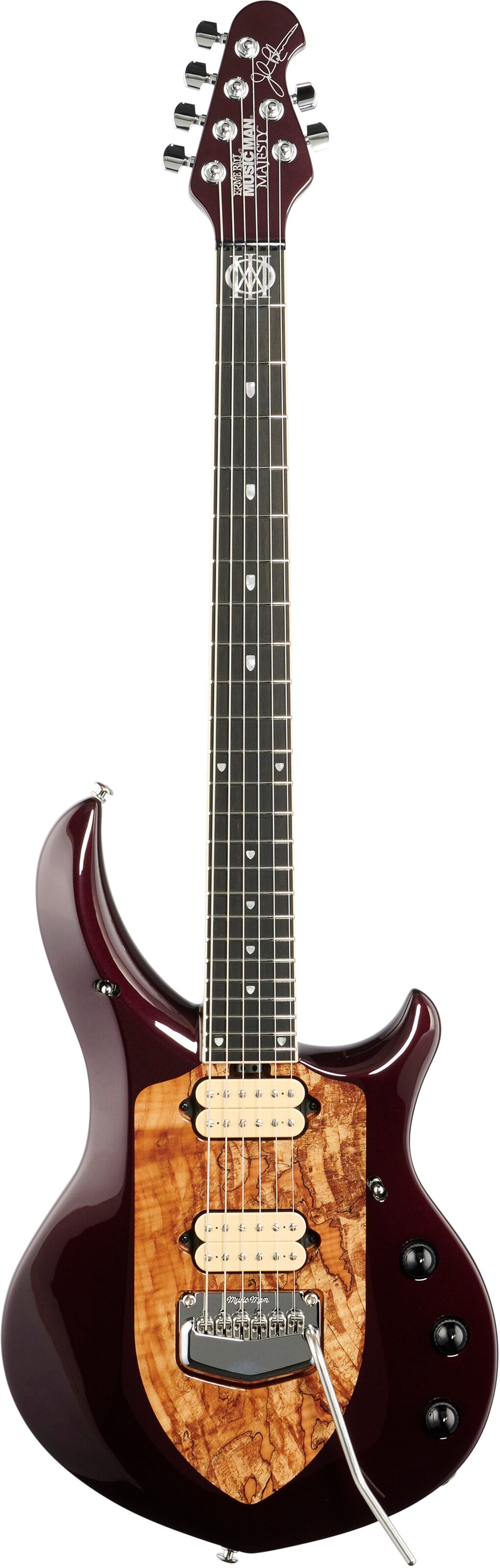 Ernie Ball Music Man Majesty BFR Electric Guitar (with Case), Action Position Back