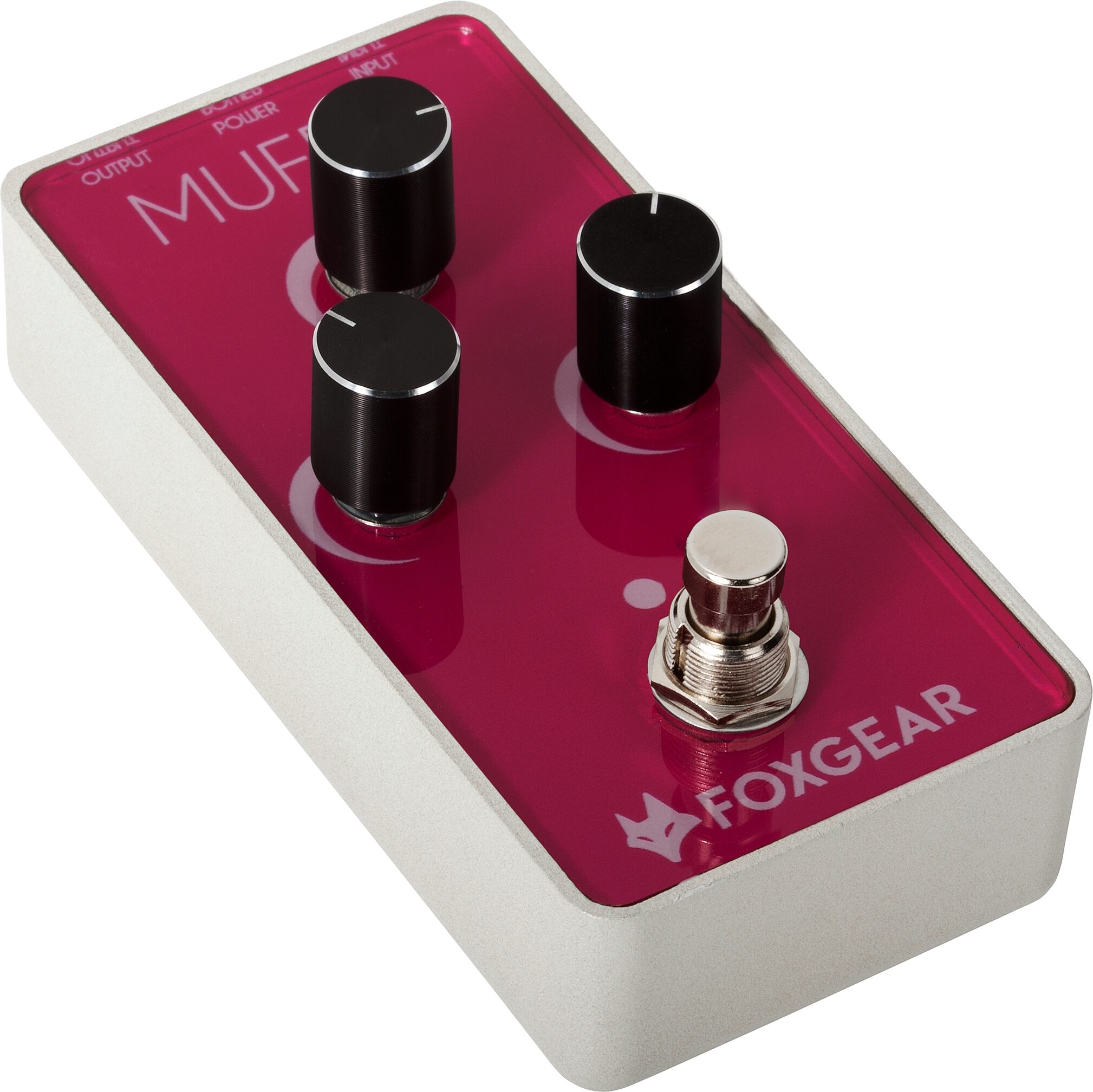 Foxgear Muffin Fuzz Pedal, Action Position Back