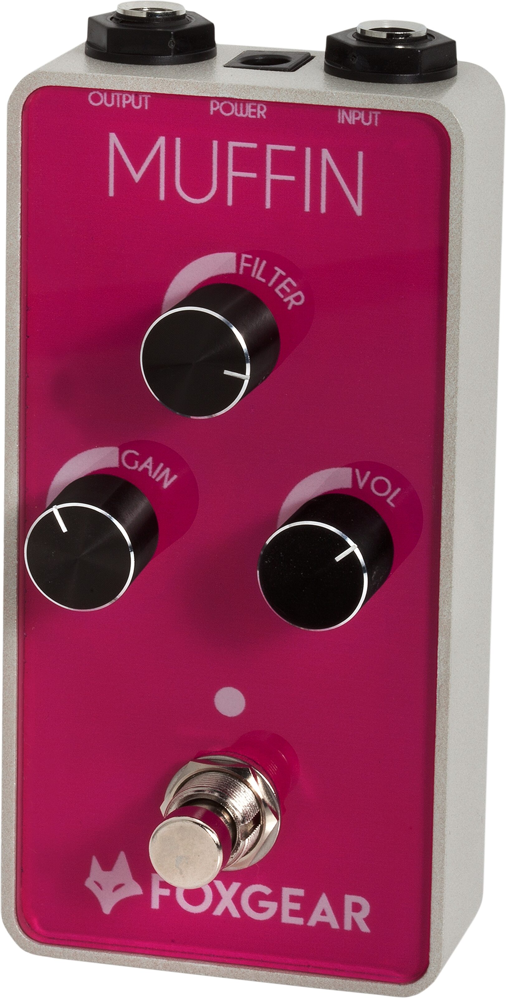 Foxgear Muffin Fuzz Pedal, Action Position Back