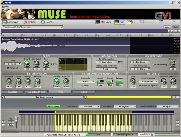 SONiVOX Muse Virtual Instrument Collection DVD (Windows), Editor