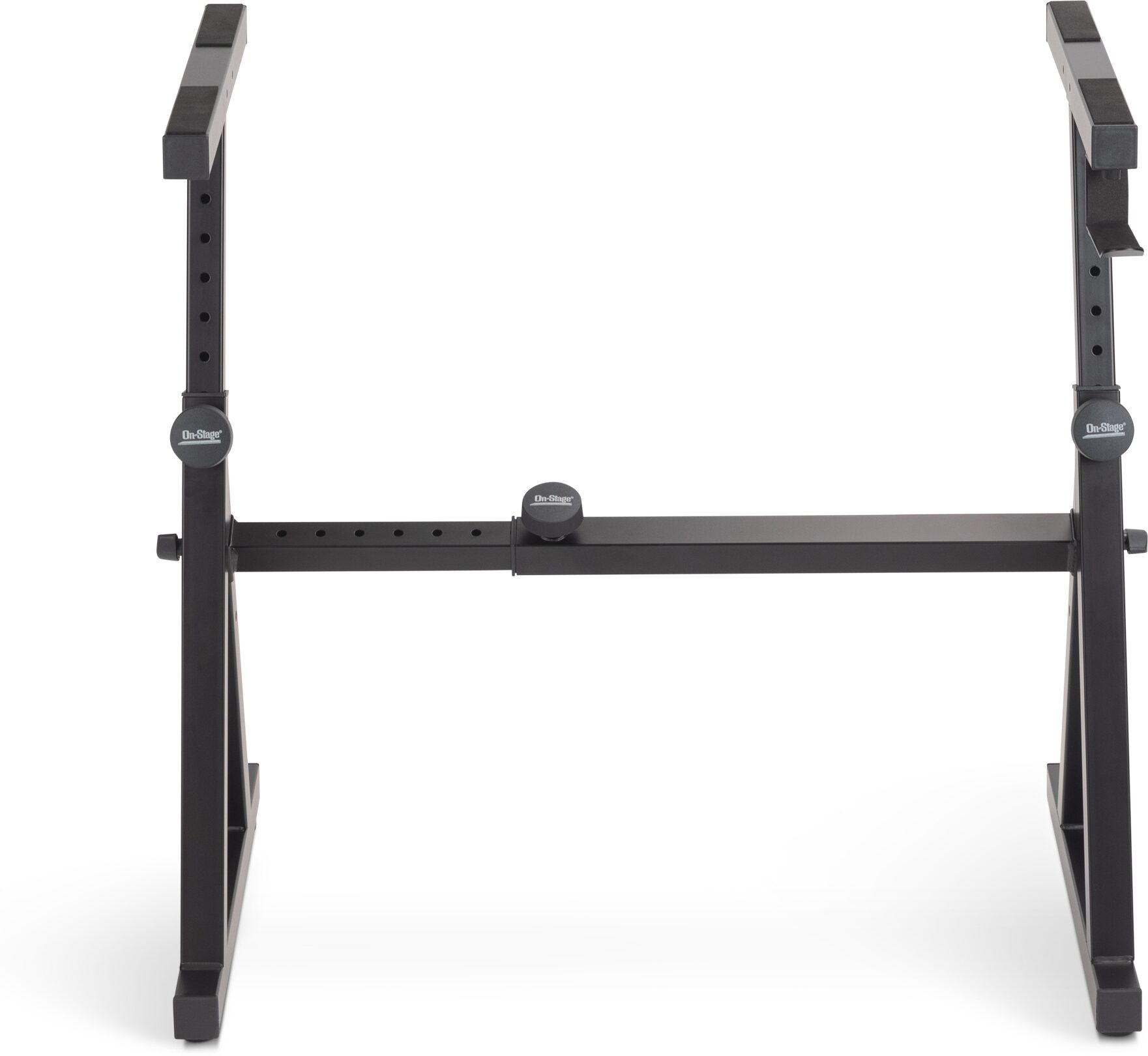 On-Stage KS1355 Single-Tier Z-Style Keyboard Stand, New, Action Position Back