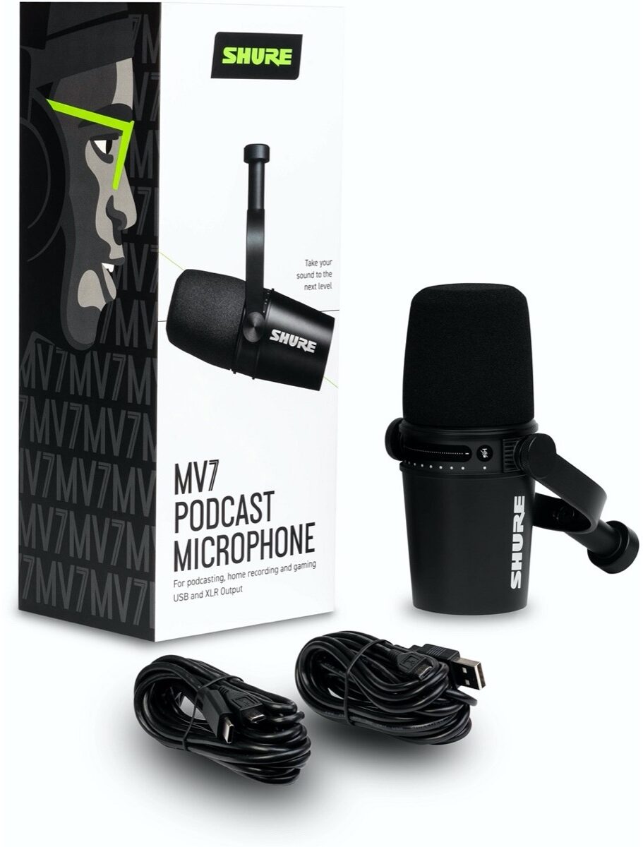 Review: Shure MV7 XLR/USB Hybrid Microphone - zZounds Music Blog