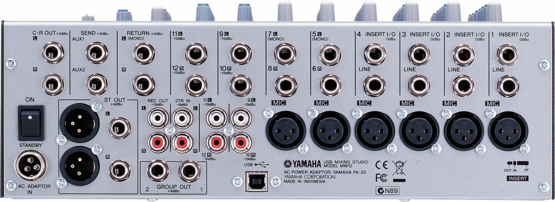 YAMAHA MW10 & MW12 - Consoles de mixage USB