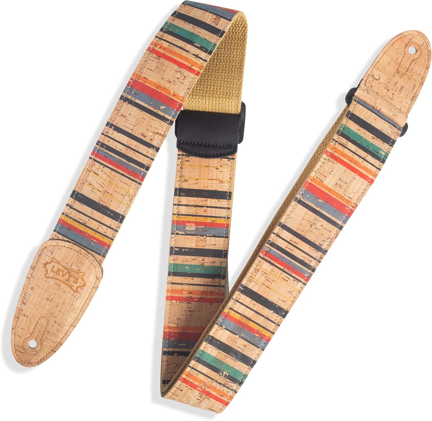 Levy's Wild Cork Vegan Guitar Strap | zZounds