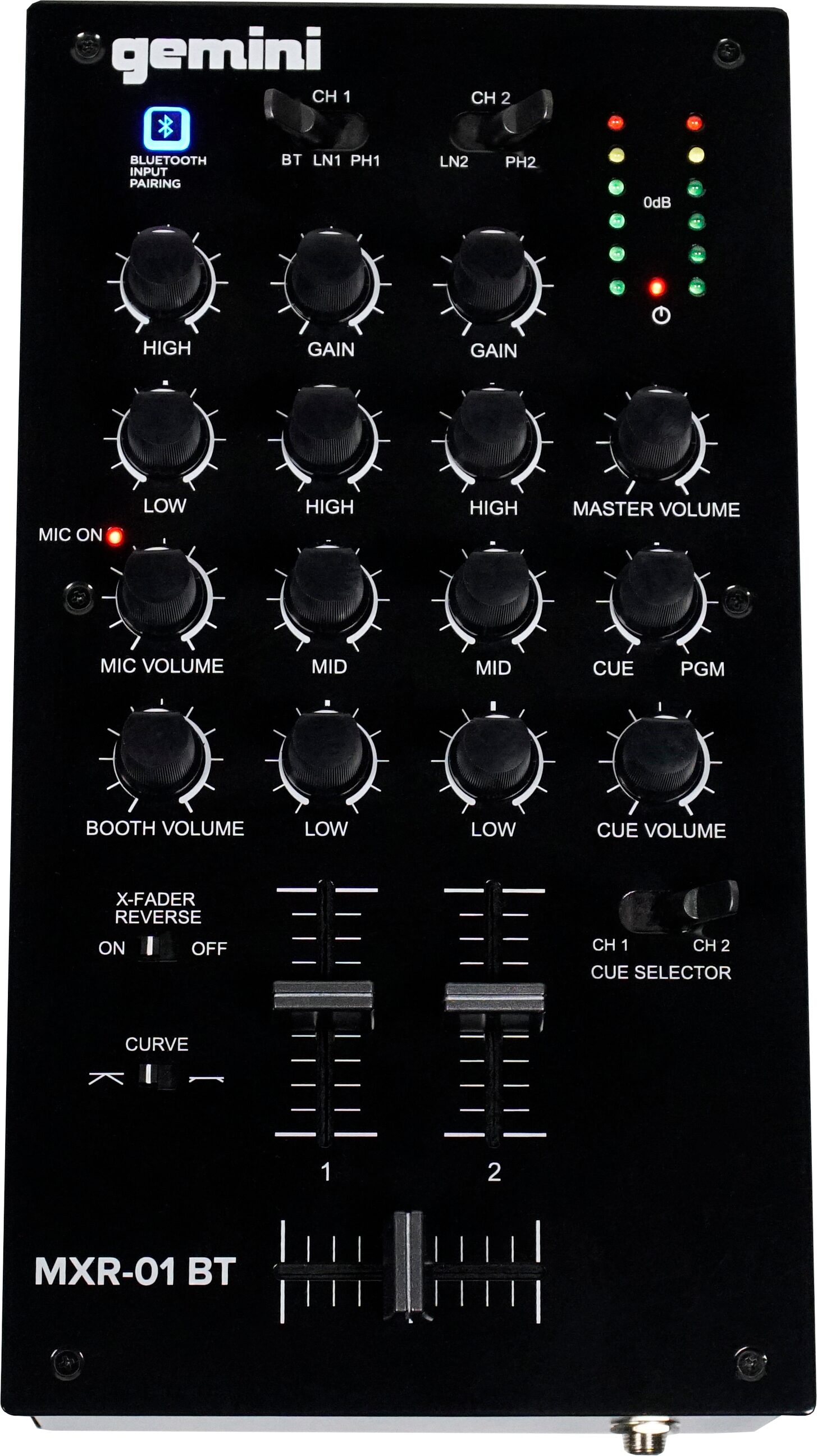 Gemini MXR-01BT Bluetooth DJ Mixer | zZounds