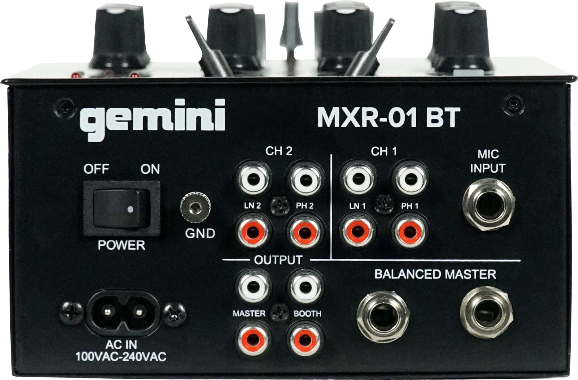 Gemini MXR-01BT Bluetooth DJ Mixer | zZounds