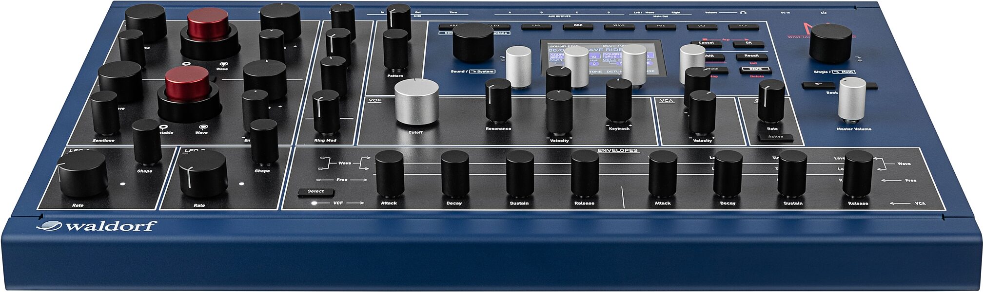 Waldorf M Wavetable Desktop Synthesizer, Action Position Back