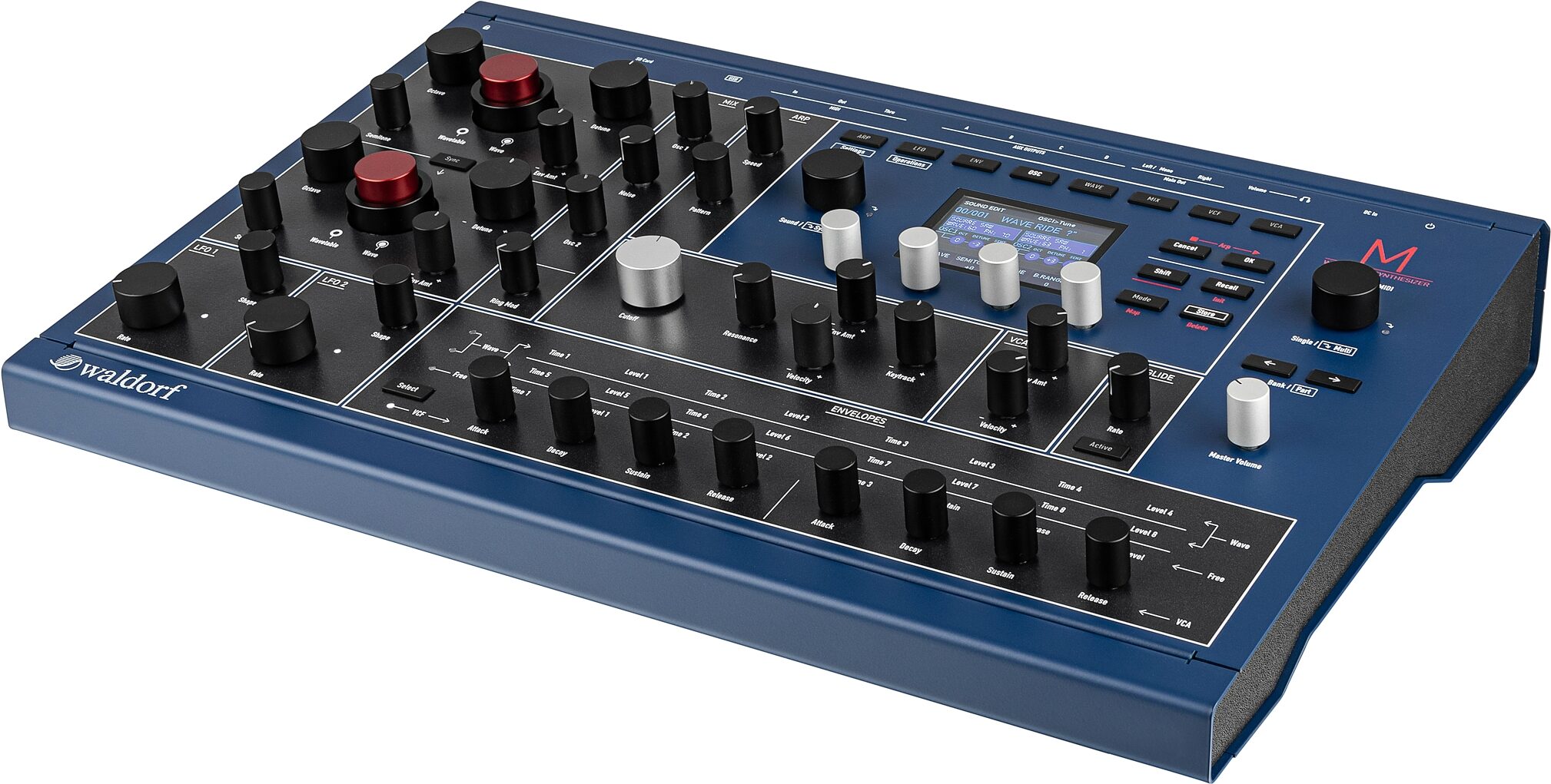Waldorf M Wavetable Desktop Synthesizer, Action Position Back