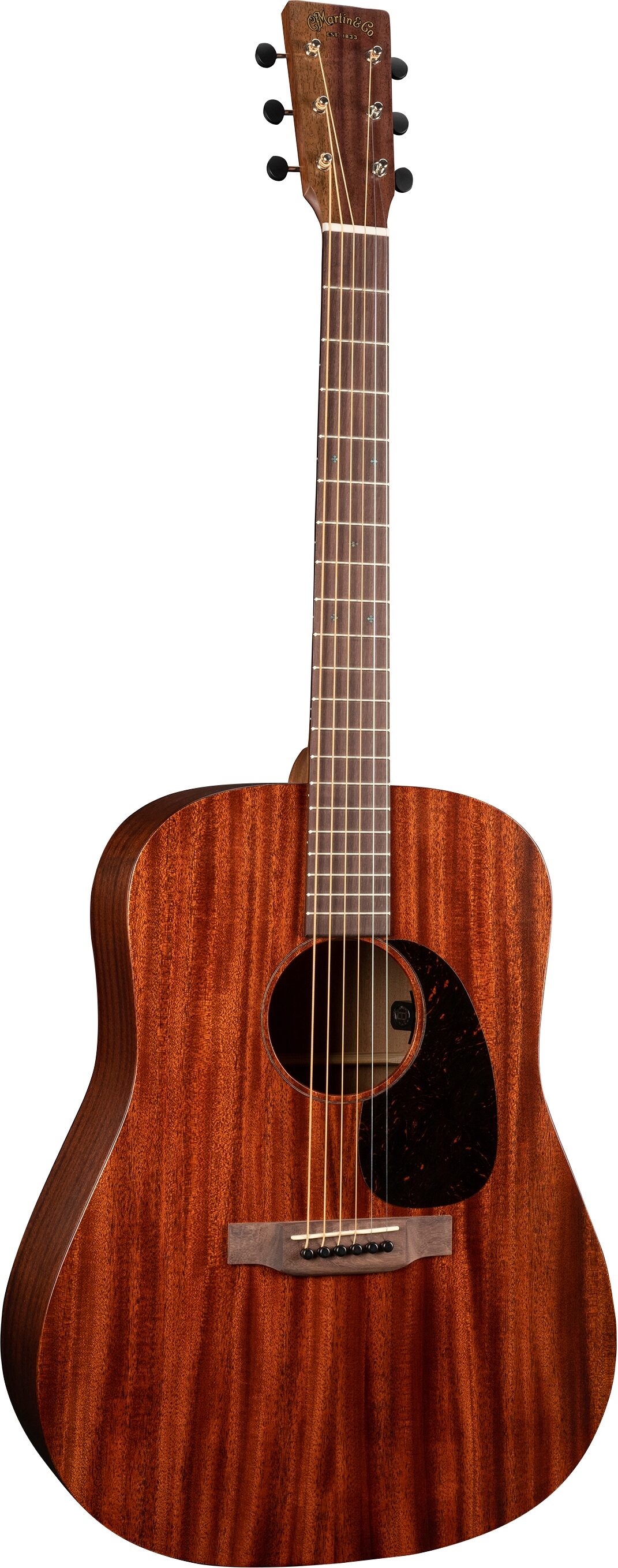 Martin D-15E Dreadnought Acoustic Electric Guitar, New, Action Position Back