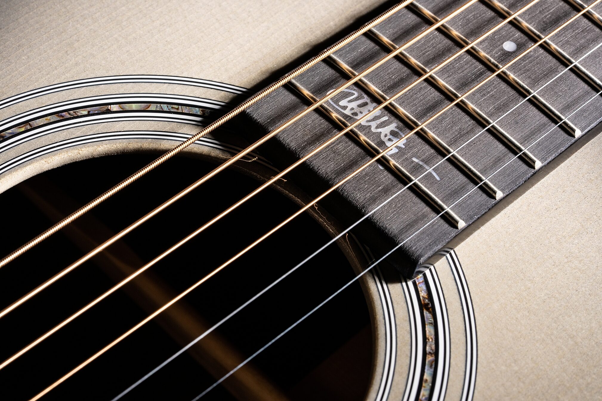 Martin OMJM John Mayer 20th Anniversary Acoustic-Electric Guitar (with Case), New, Action Position Back