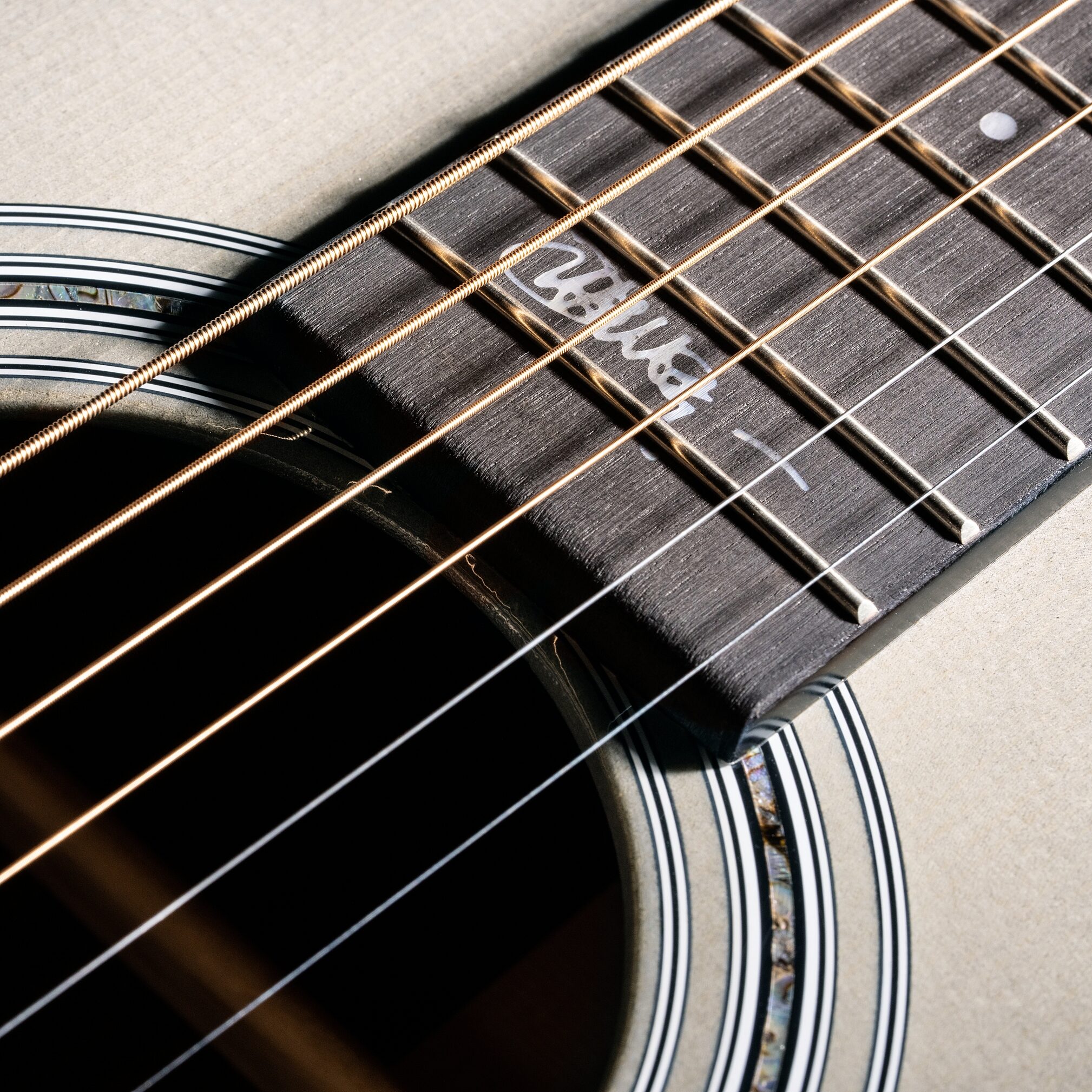 Martin OMJM John Mayer 20th Anniversary Acoustic-Electric Guitar (with Case), New, Action Position Back