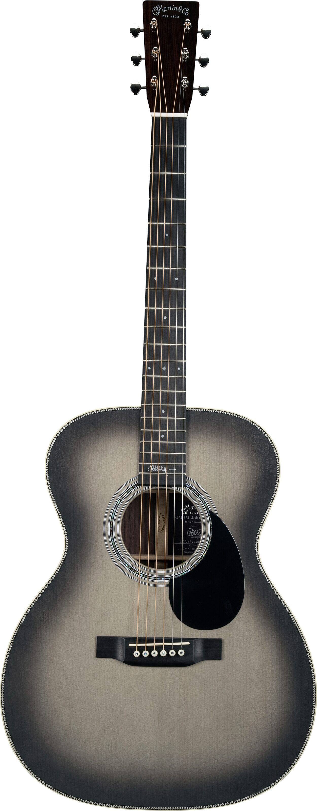 Martin OMJM John Mayer 20th Anniversary Acoustic-Electric Guitar (with Case), New, Action Position Back