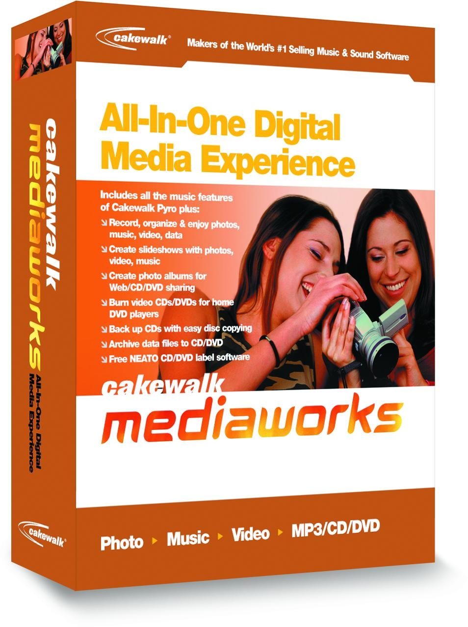 Cakewalk MediaWorks Audio/Video Softare (Windows), Main