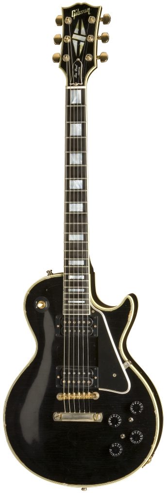 Gibson Custom Shop Mick Jones Signature Les Paul Custom Electric Guitar, Antique Ebony
