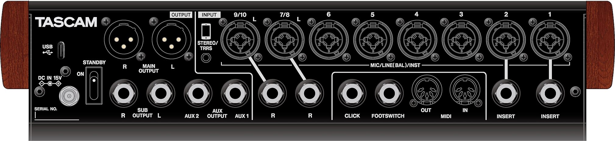 TASCAM Model 12 Mixer, USB Audio Interface and Multitrack Recorder