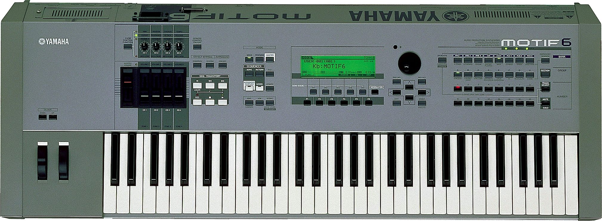 Yamaha 61-Key MOTIF Music Production Synthesizer