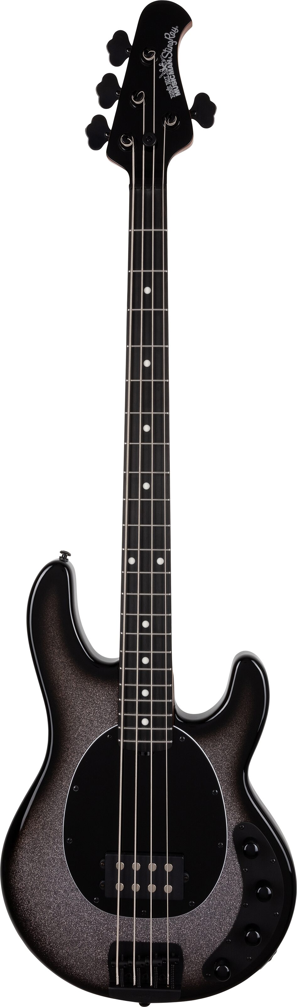 Ernie Ball Music Man StingRay Special Electric Bass (with Case), Smoked Chrome, Open Box (Very Good), Action Position Back