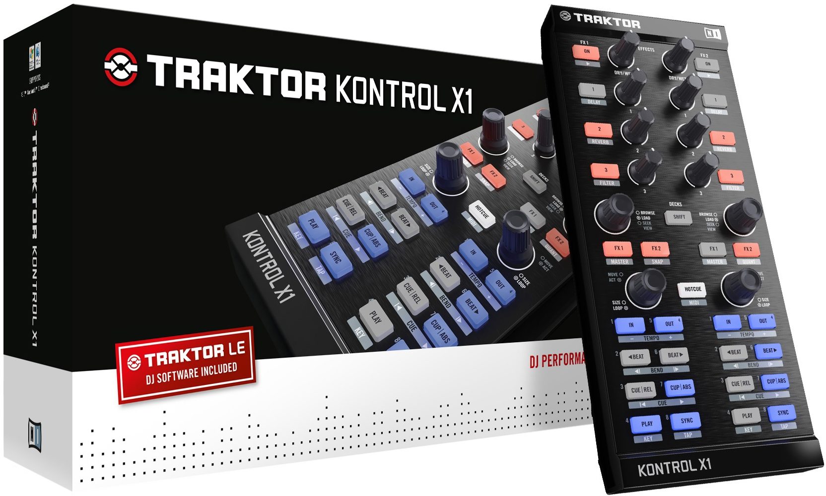Native Instruments Traktor Kontrol X1 USB DJ Controller | zZounds