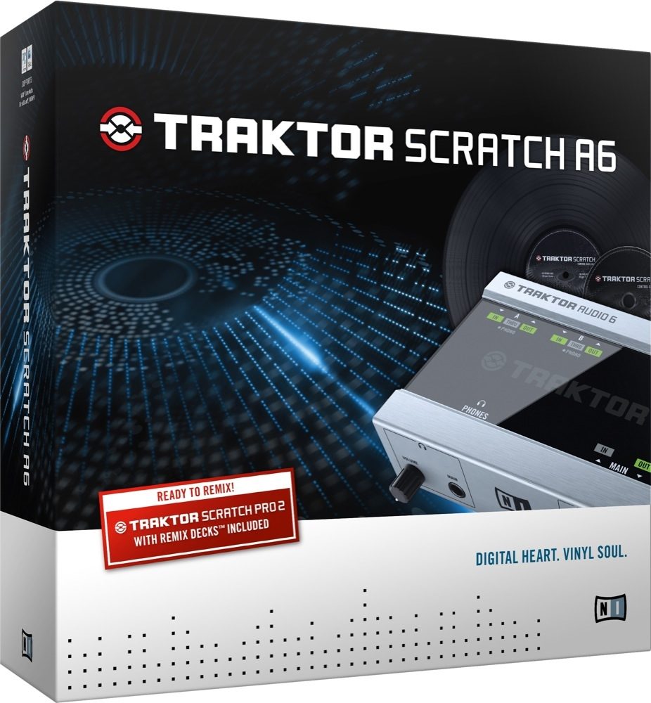 Native Instruments Traktor Scratch A6 USB DJ Audio Interface