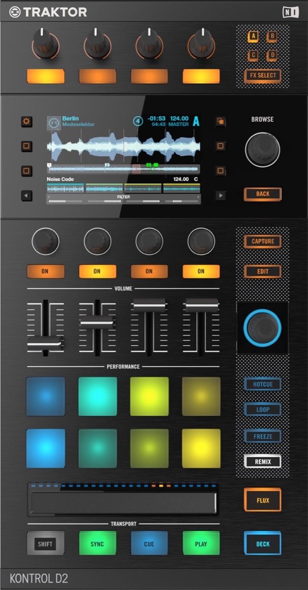 Native Instruments Traktor Kontrol D2 DJ Controller | zZounds