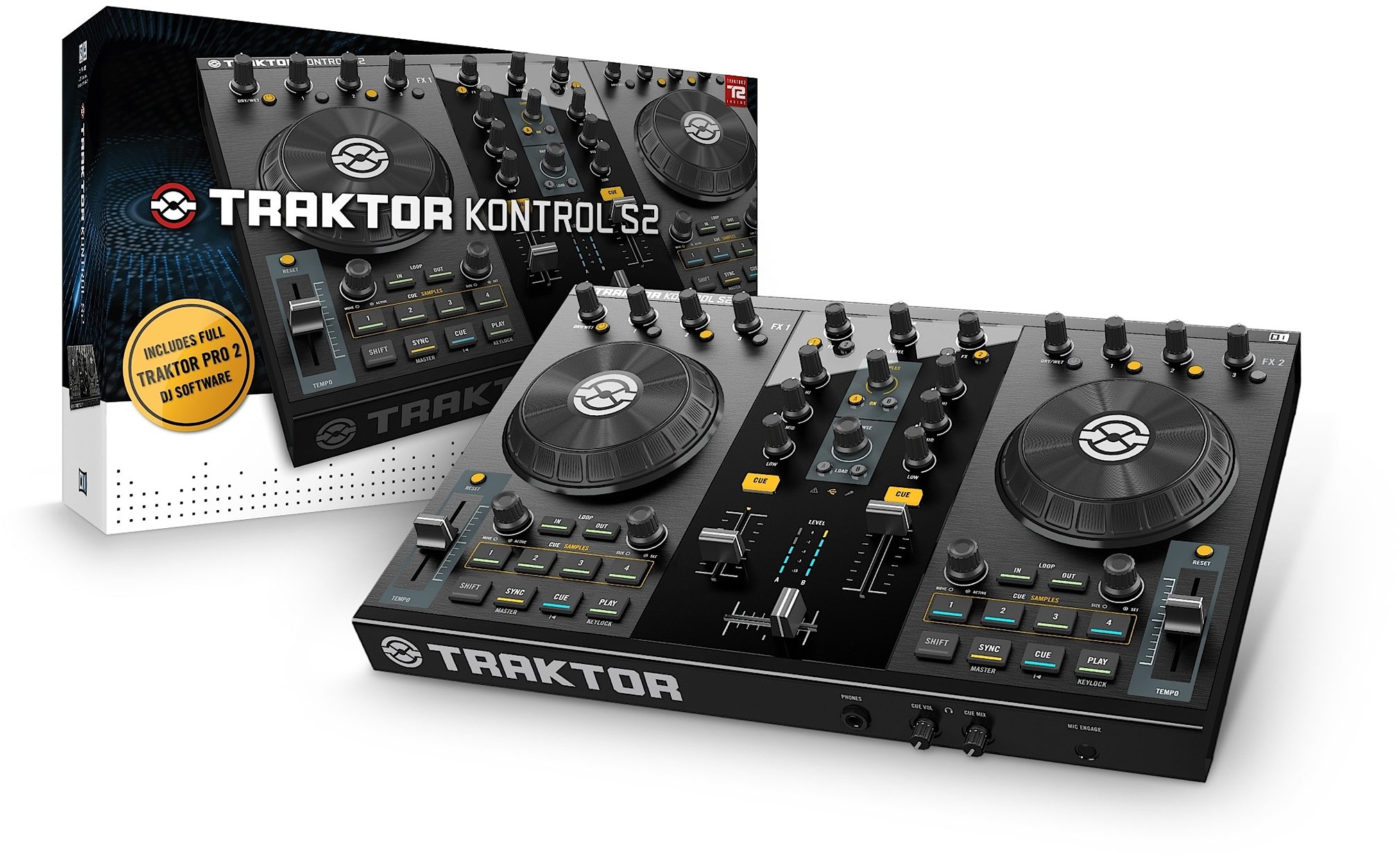 Native Instruments Traktor Kontrol S2 DJ Controller | zZounds