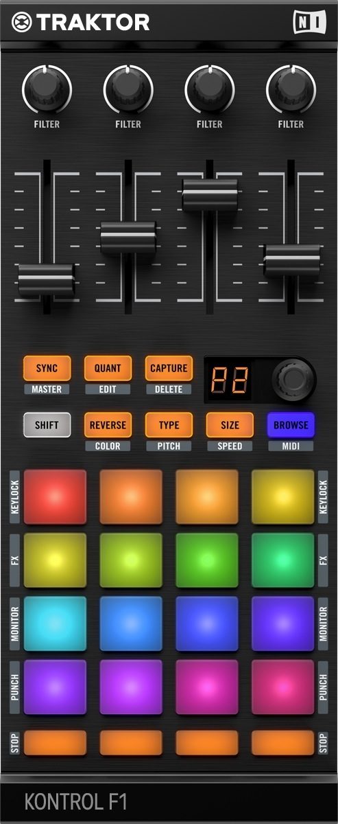 Native Instruments Traktor Kontrol F1 Controller