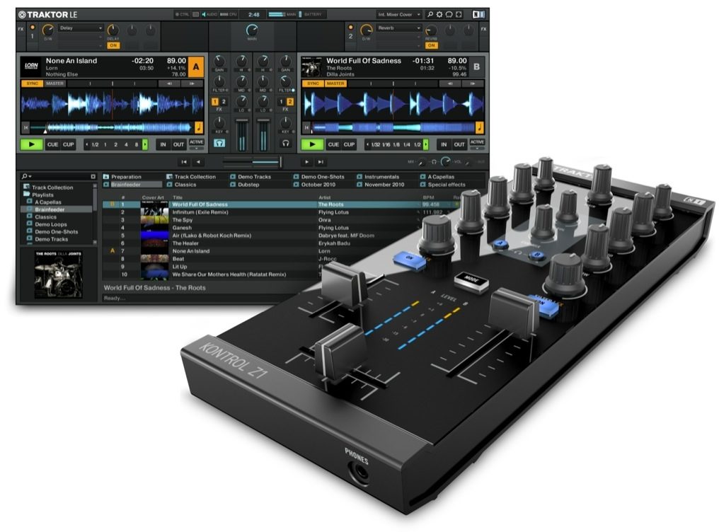 Native Instruments Traktor Kontrol Z1 DJ Mixing Interface