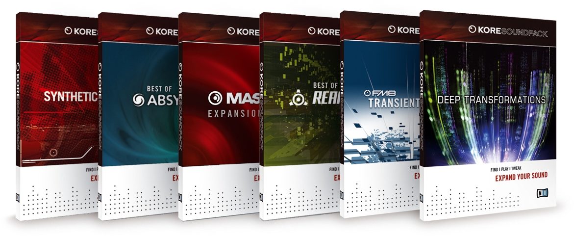 Native Instruments Kore Electronic Experience, Electronic Experience Packs