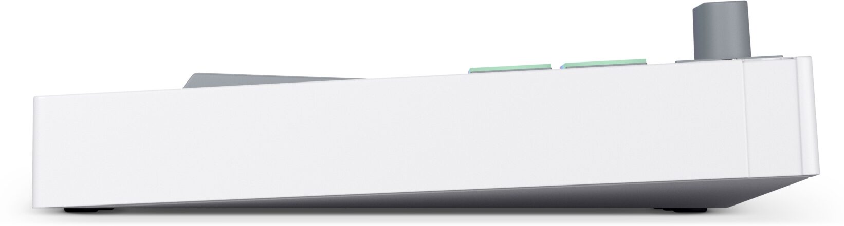 Novation Launchkey Mini 37 USB MIDI Keyboard Controller, White, Action Position Back