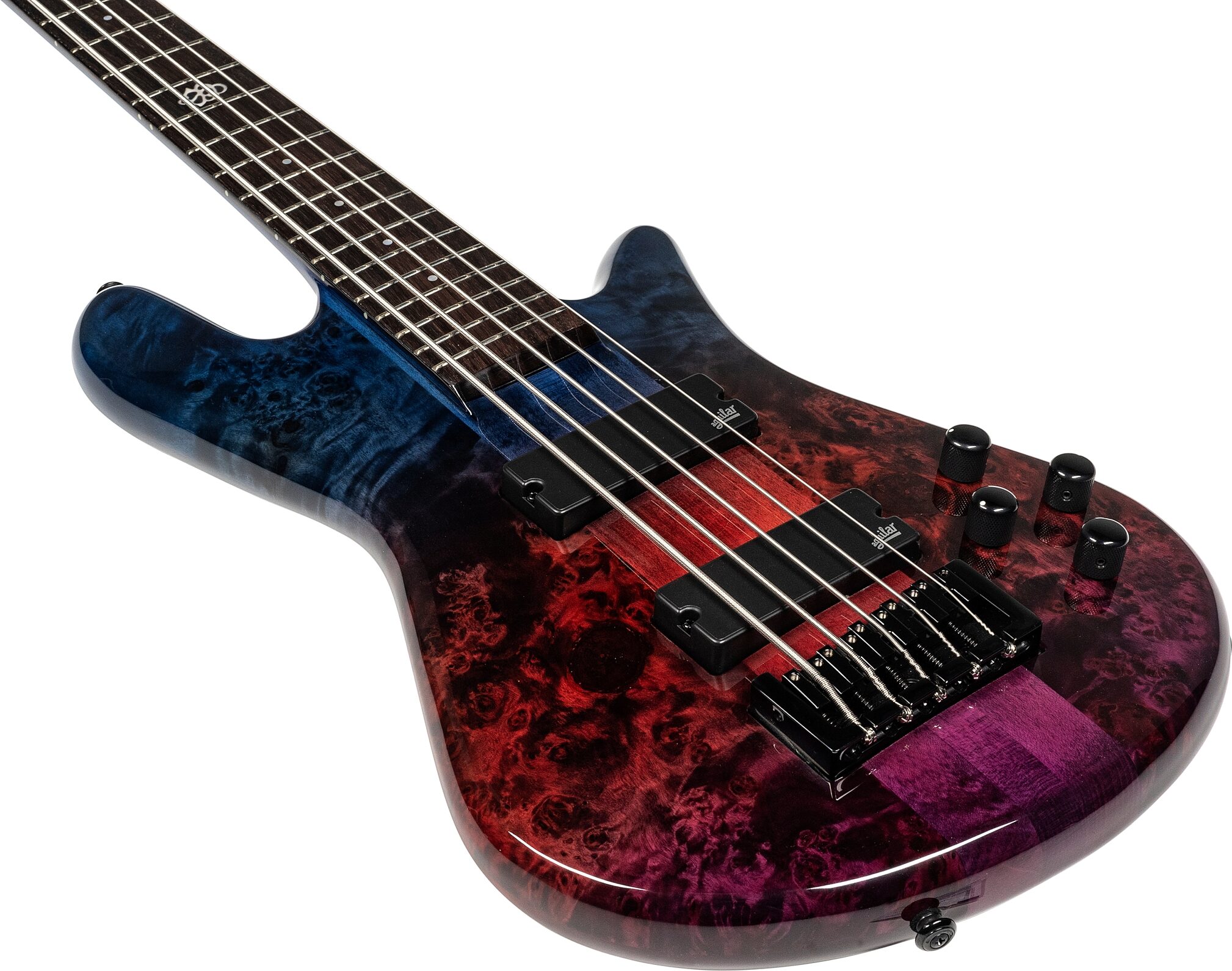 Spector NS Ethos HP 5-String Bass Guitar (with Bag), Action Position Back