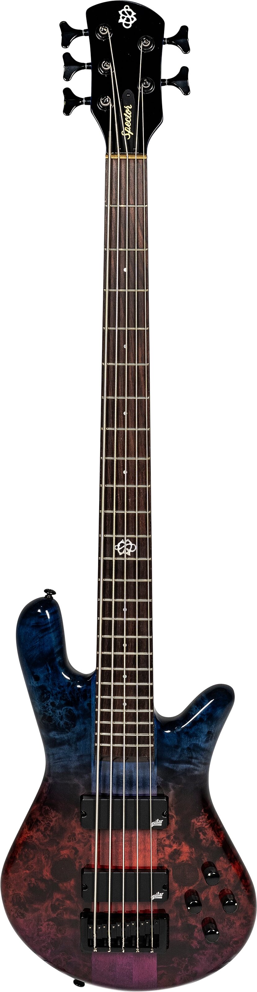 Spector NS Ethos HP 5-String Bass Guitar (with Bag), Action Position Back