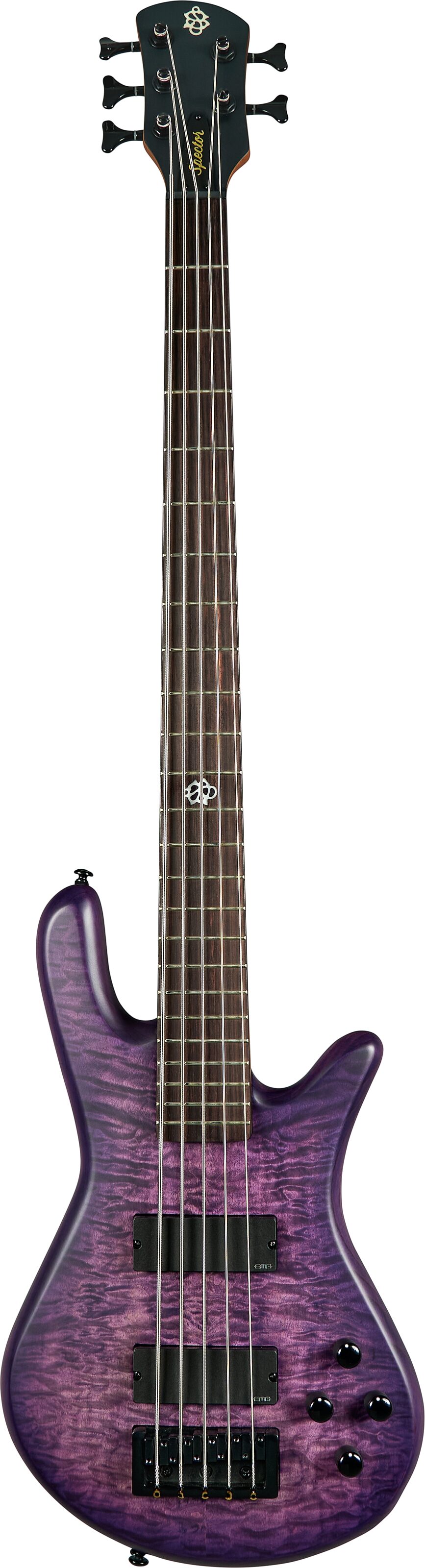 Spector NS Pulse II Electric Bass, 5-String, Action Position Back