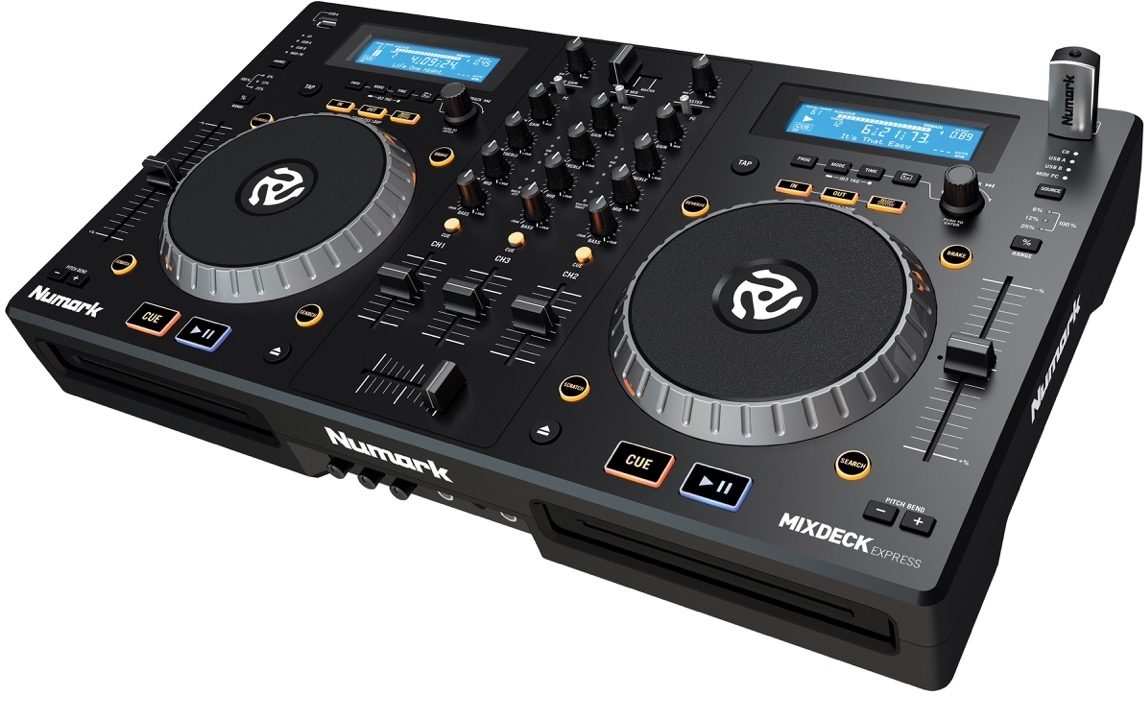 Numark Mixdeck Express Multi-Format USB DJ CD Controller System