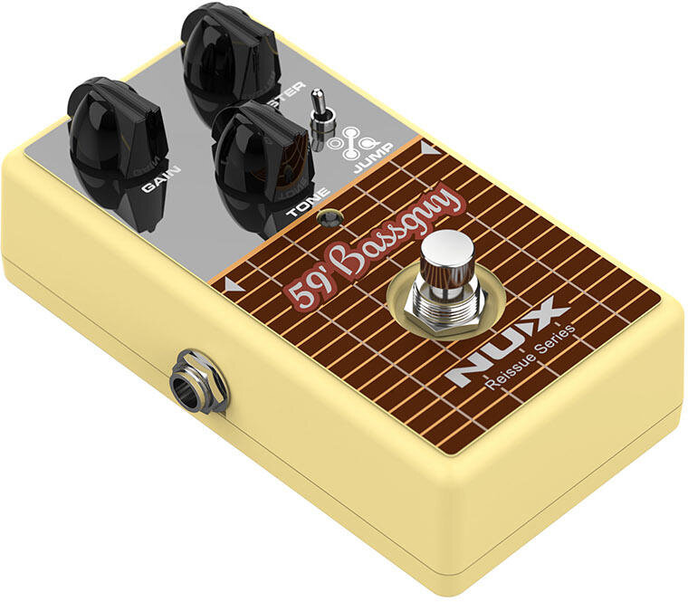NUX 59 Bassguy Bassman Reissue Pedal, New, Action Position Back