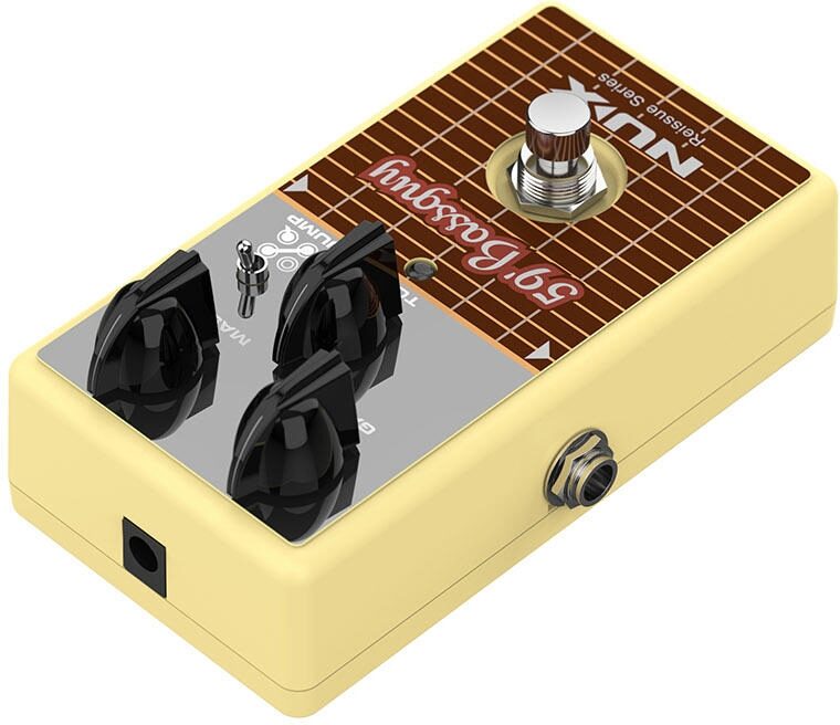 NUX 59 Bassguy Bassman Reissue Pedal, New, Action Position Back