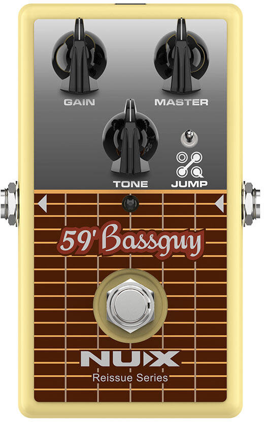 NUX 59 Bassguy Bassman Reissue Pedal, New, Action Position Back