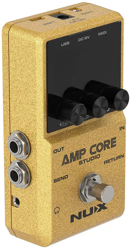 NUX Amp Core Studio Modeler Pedal, New, Action Position Back