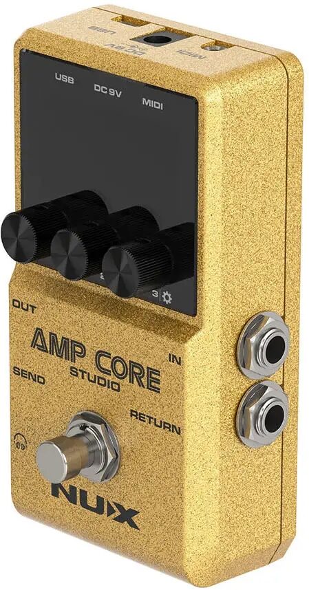 NUX Amp Core Studio Modeler Pedal, New, Action Position Back